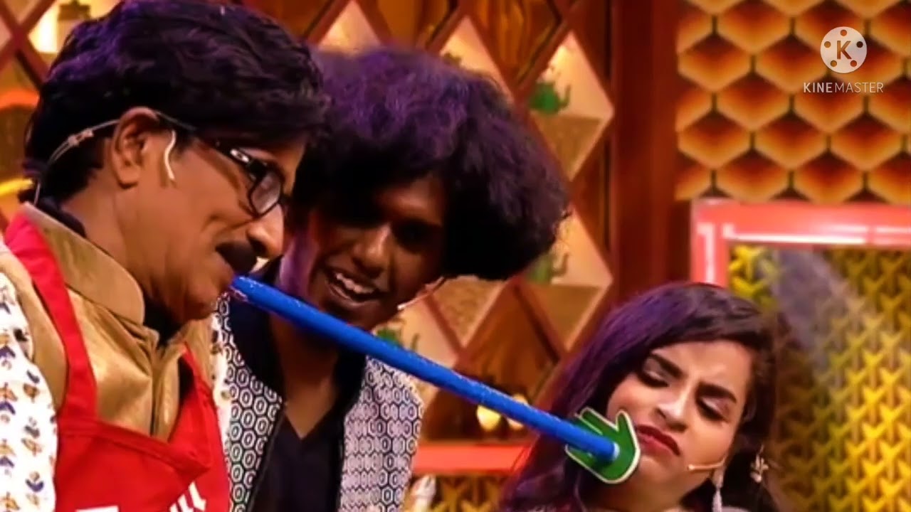 cook with comali manobala shivangi comedy