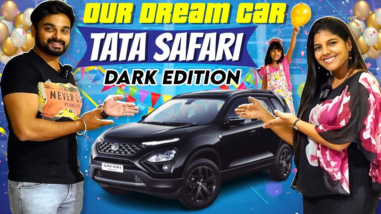 Our Dream Car Delivery | Chennai's First TATA Safari Dark Edition | Jack And Roshini