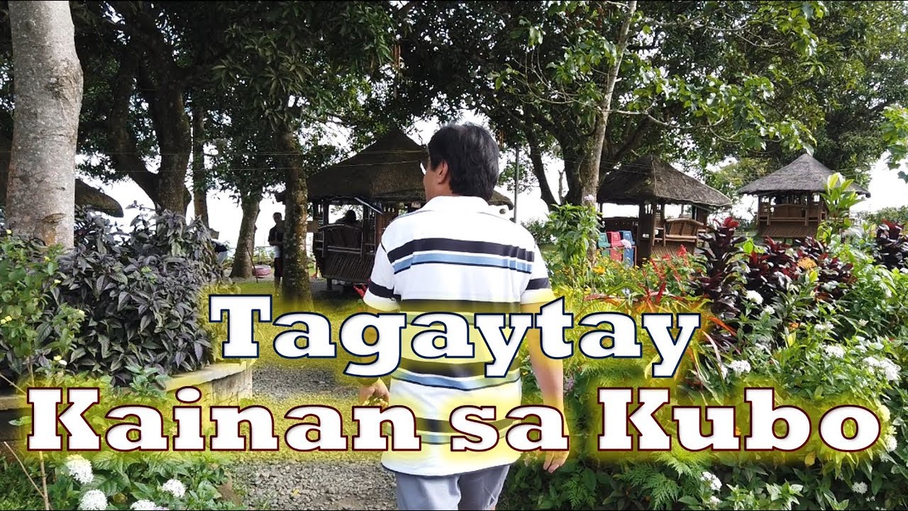 Tagaytay Ridge Park Kainan Sa Kubo Overlooking Taal Volcano l Foodtrip