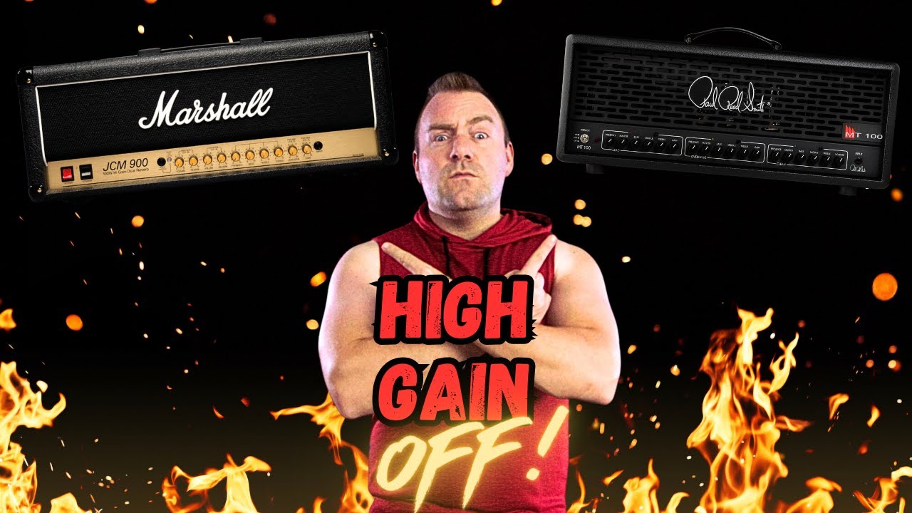 Marshall JCM 900 4100 VS Paul Reed Smith MT 100 | High Gain Off
