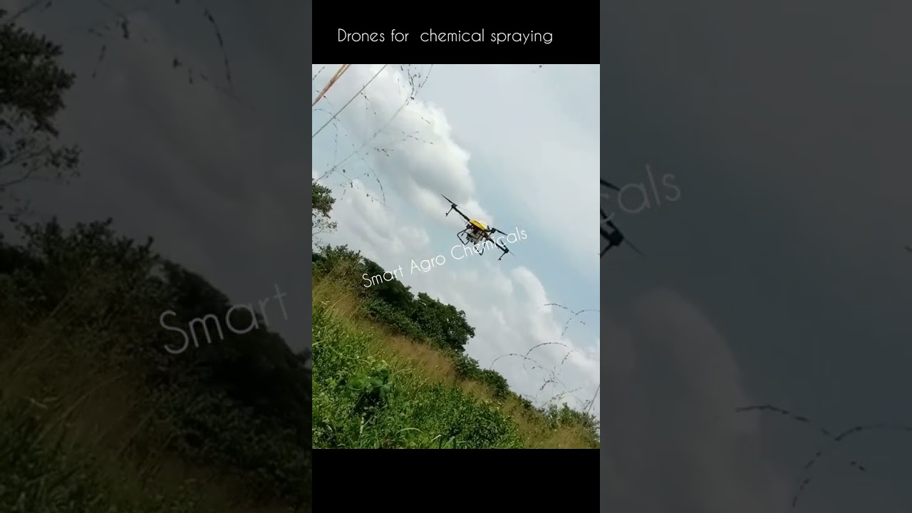 Drones for Spraying  Chemicals