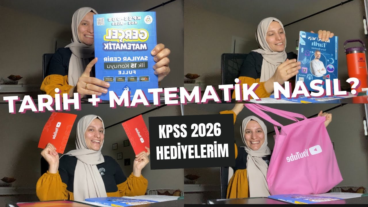 KPSS 2026 Çalışma Planım | Tarih ve Matematiği Nasıl Götürüyorum?