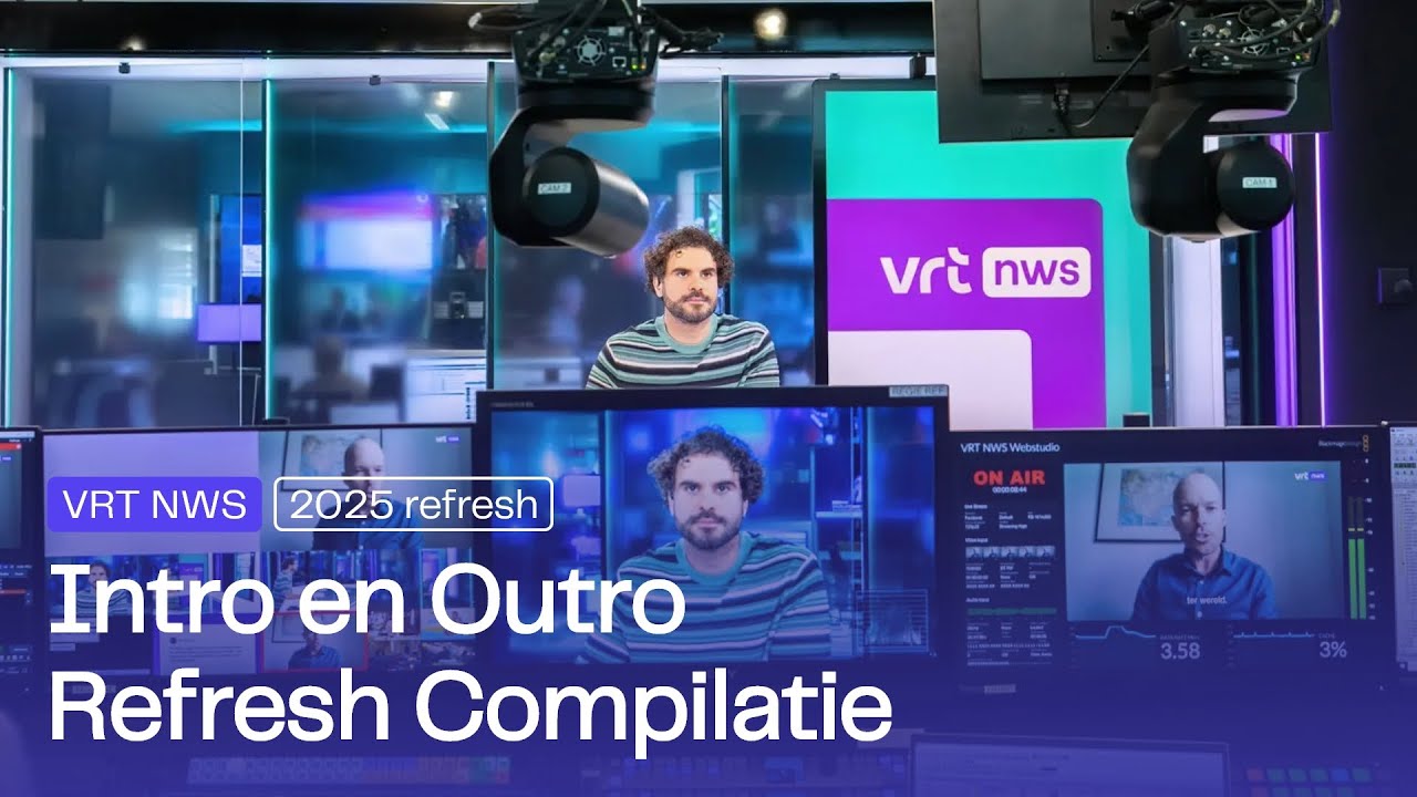 VRT NWS Journaal - vernieuwde intro compilatie