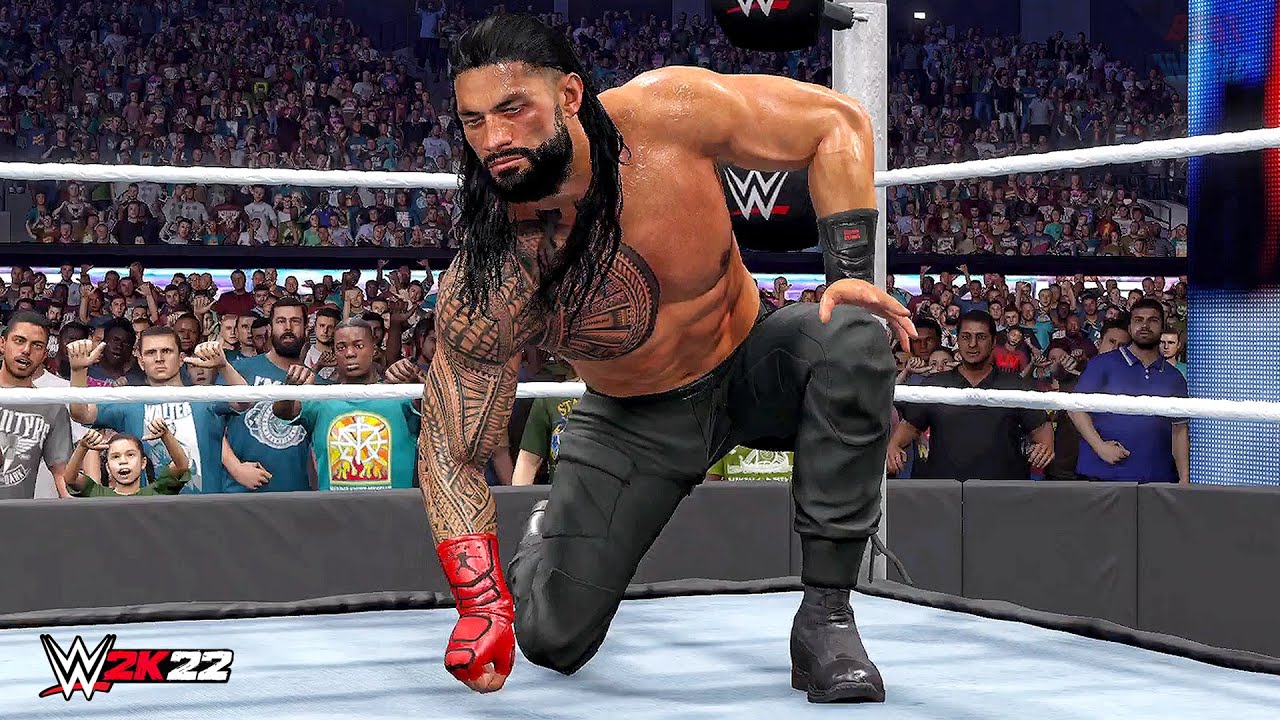 WWE 2K22 Roman Reigns Top 10 Moves!