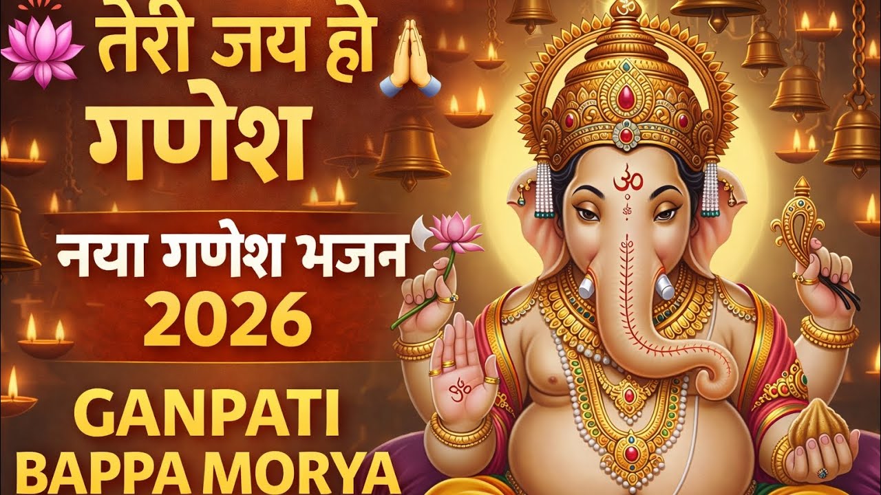 🌺 तेरी जय हो गणेश 🙏 | ऐसा भजन जो सुनते ही दिल को छू जाए | New Ganesh Bhajan 2026