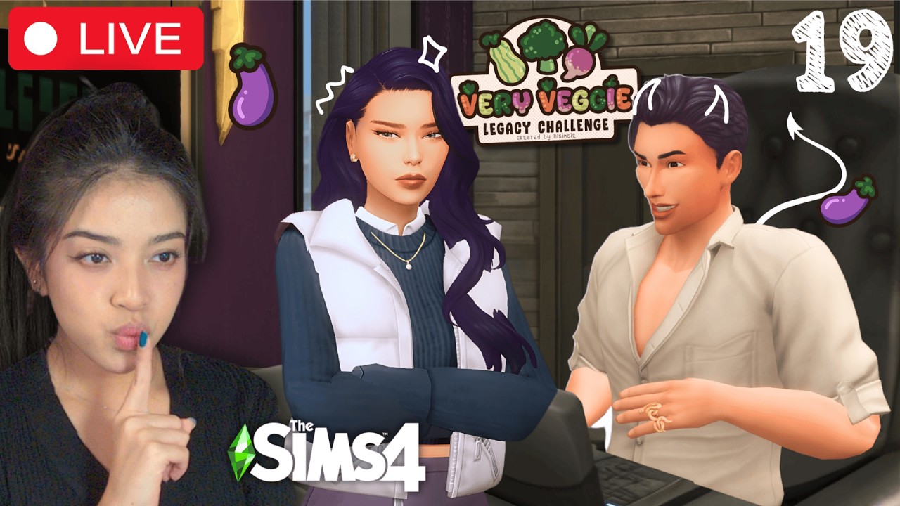 SI TUKANG SELINGKUH KEMBALI AKTIF BUND  *Very Veggie Legacy*  - The Sims 4 (LIVE)