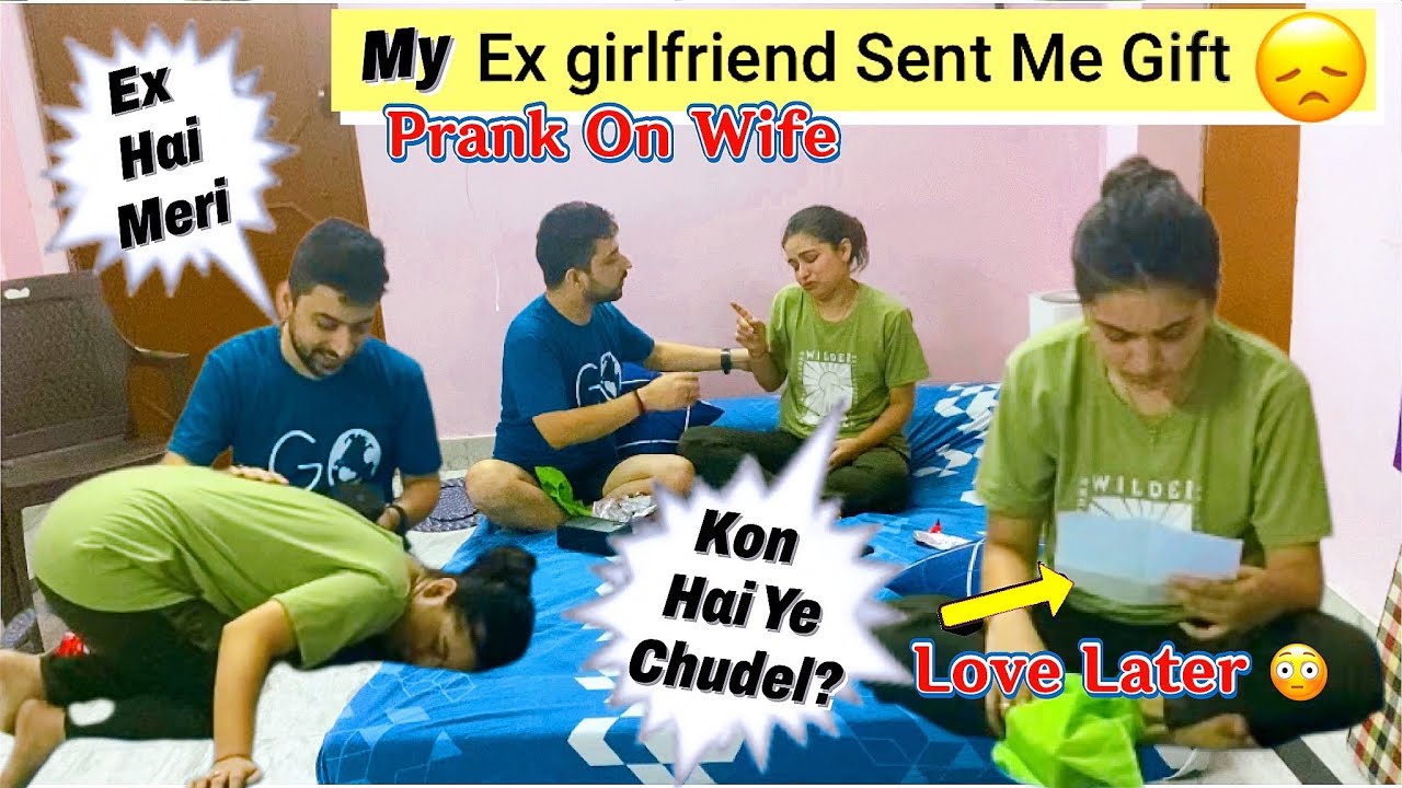 GIFT FROM MY EX-GIRLFRIEND 🎁 | PRANK ON WIFE GONE EMOTIONAL |  SHE CRIED 😭 | HUSBAND WIFE PRANKS