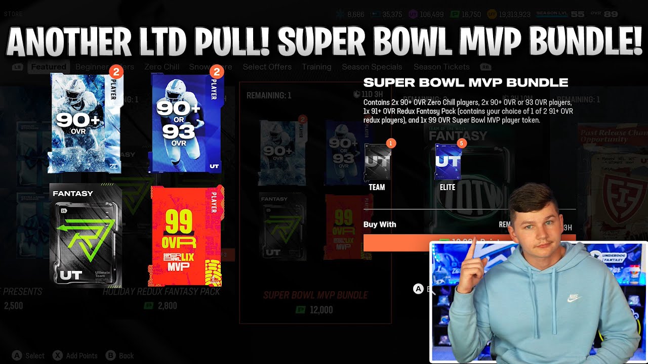ANOTHER LTD PULL! IS THE SUPER BOWL MVP BUNDLE WORTH $100?