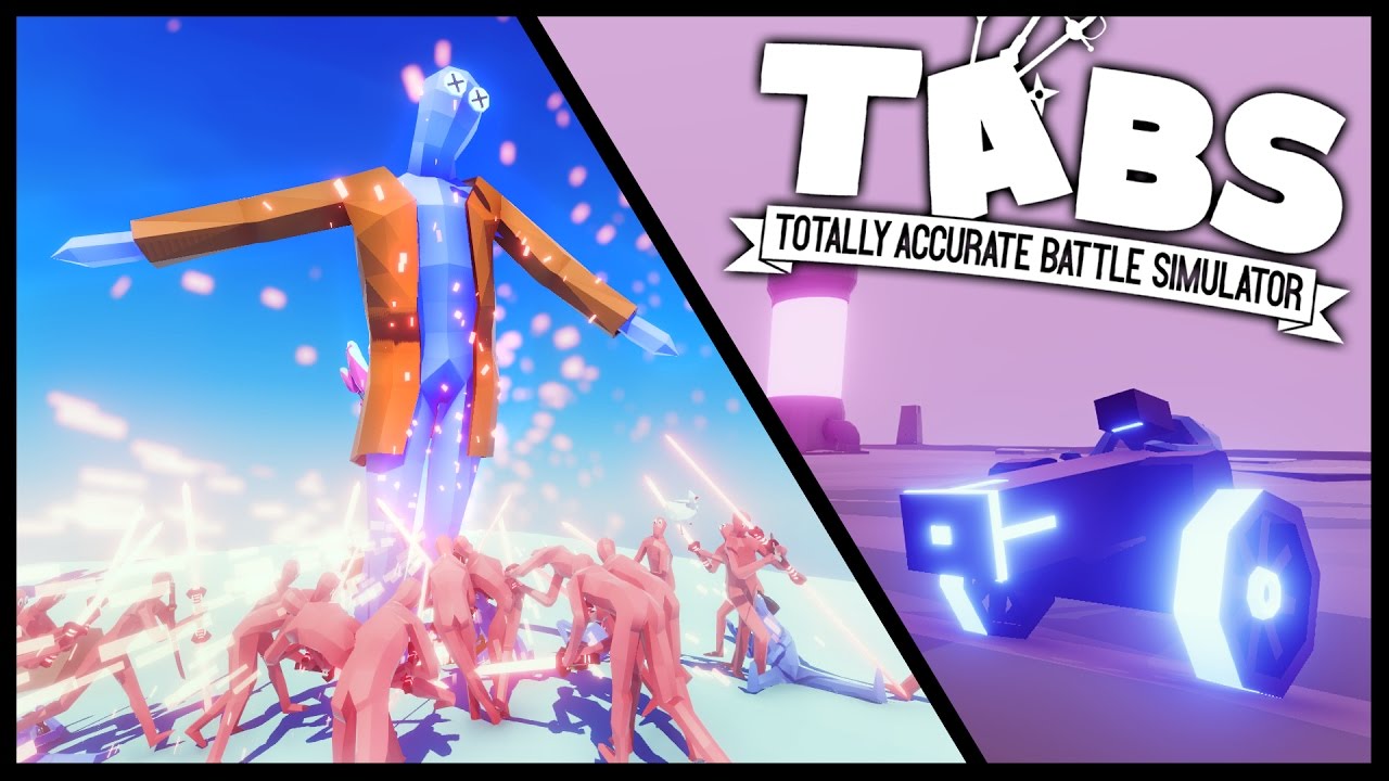 TABS - Neon Units Kill All! - Totally Accurate Battle Simulator Gameplay