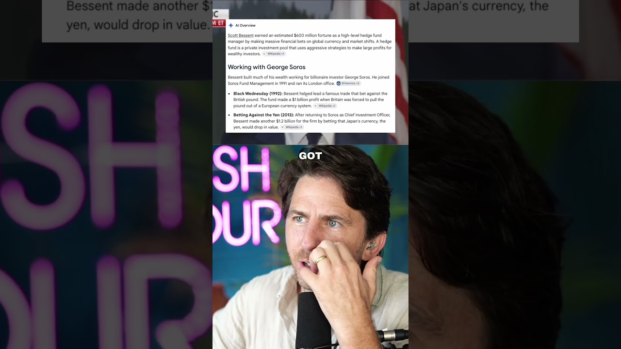 SCOTT BESSENT CLAIMS DEMOCRATIC SOCIALISTS ARE LAZY AND JEALOUS?! #scottbessent  #uspolitics #usnews