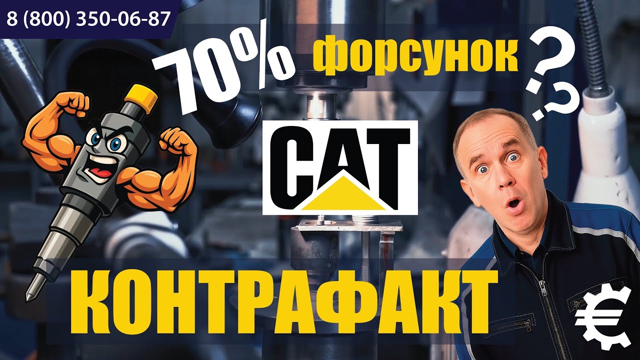 CAT C10/C12 Почему умирают насос-форсунки и как их реально восстановить