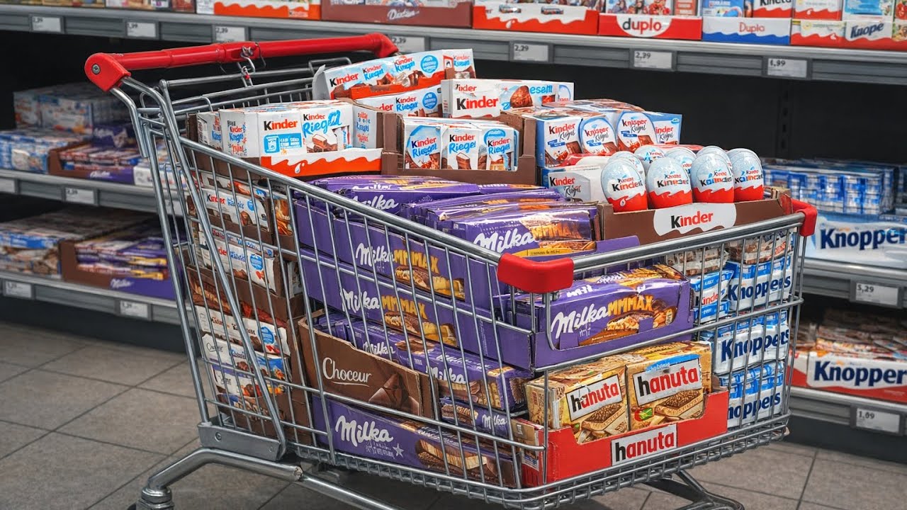 🍫Kinder Regel Milka Knoppers all chocolate Available 😍which one you like?😝