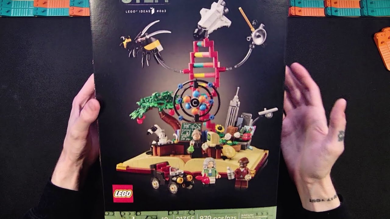 Сборка и обзор LEGO Ideas «Эволюция STEM» 21355! Потрясающие предметы, достойная сборка, выгодная...