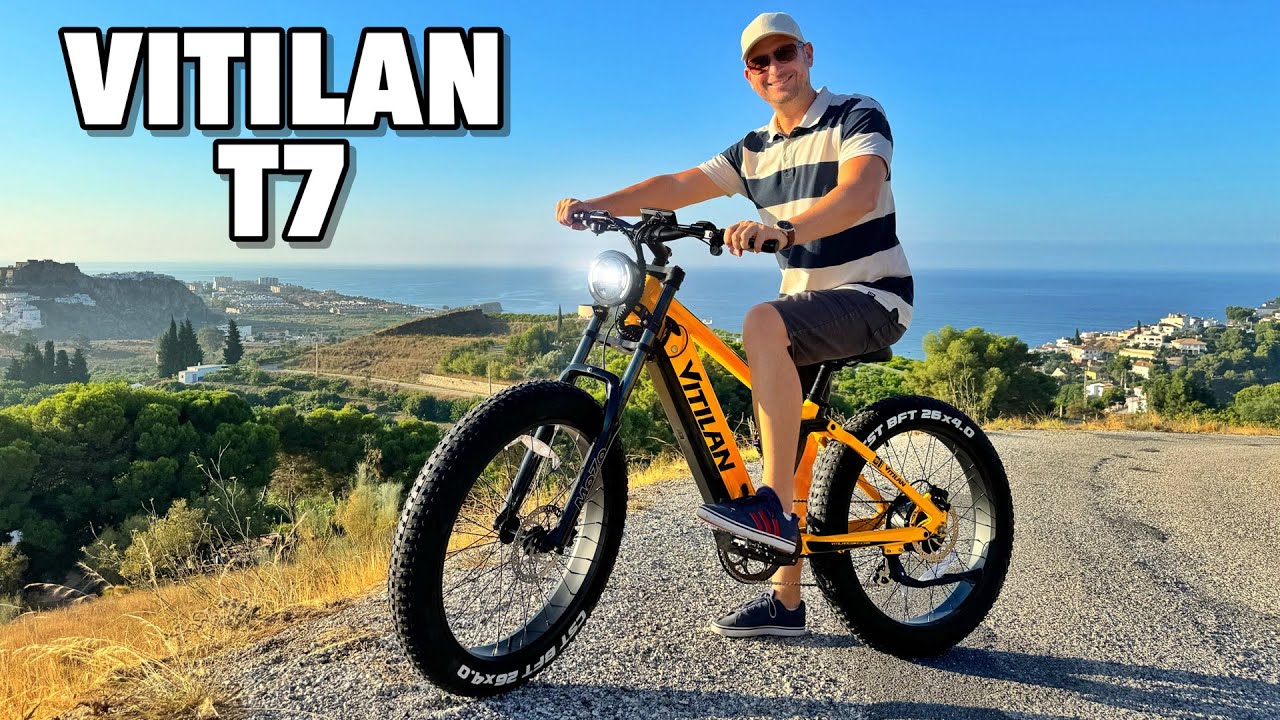 Vitilan T7 Fat Tire Mountain eBike, Full Suspension, 750W Motor, 20Ah Battery