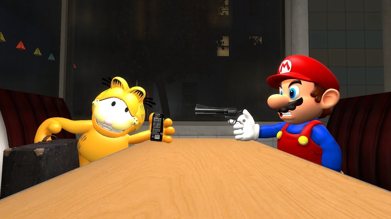 Garfielf flees the country  feat M64bros ￼