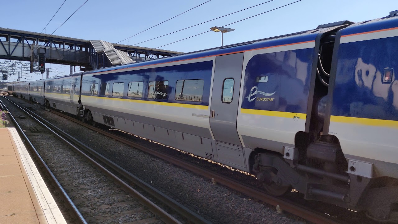 Class 373 Eurostar departing Ashford International [01/09/2018]