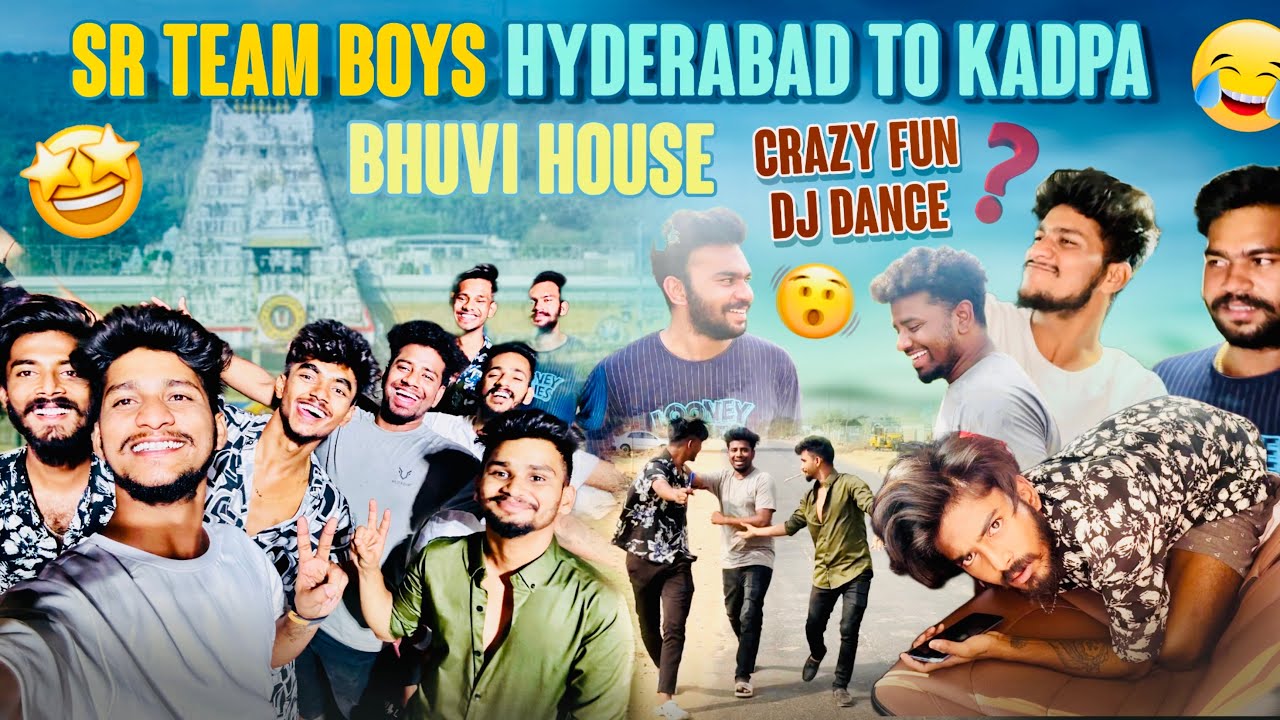 SR TEAM BOYS Hyd To Kadapa Bhuvi houseCrazy fun & dj dance | Rishi Stylish | Shree Prabha | Sonu