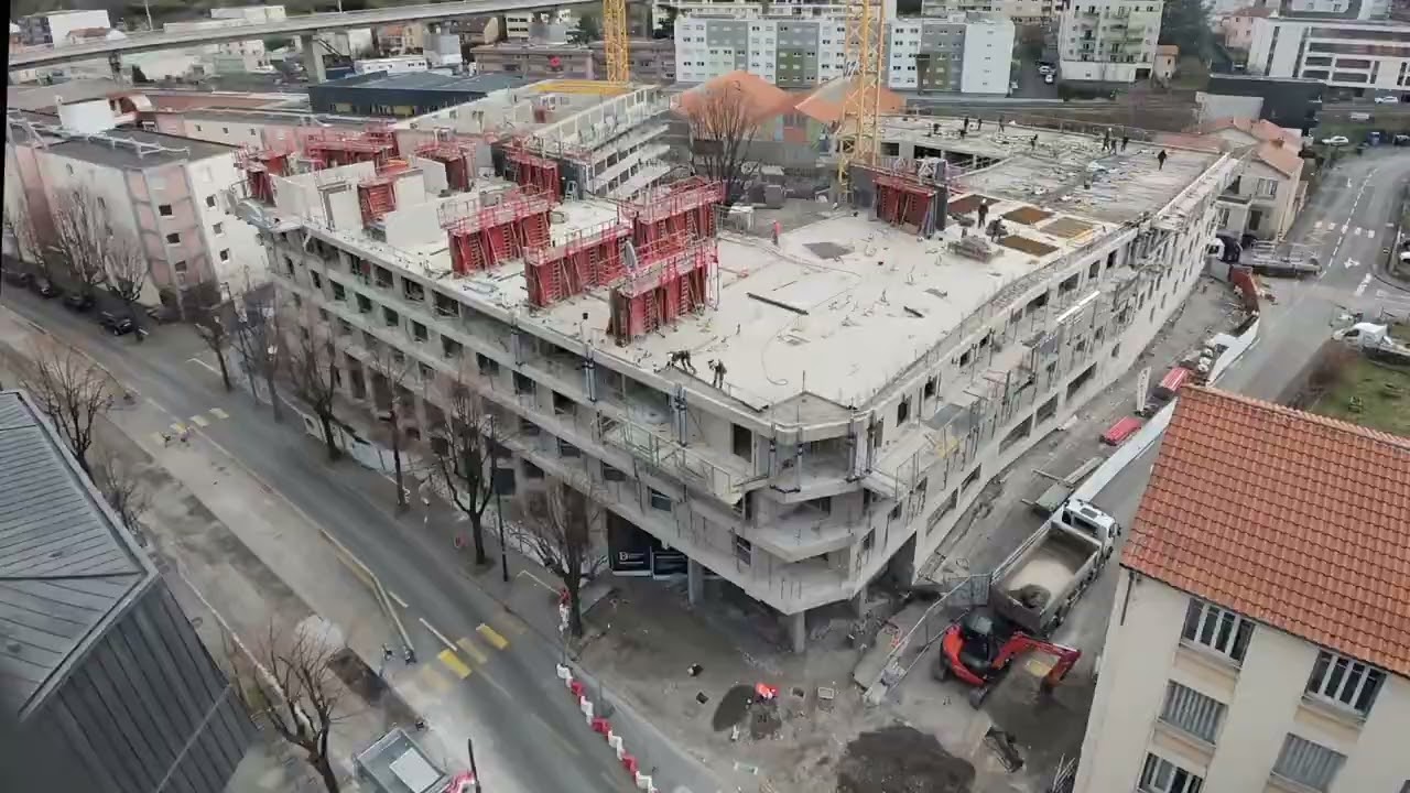 Timelapse  Construction d'un Campus à Clermont Ferrand