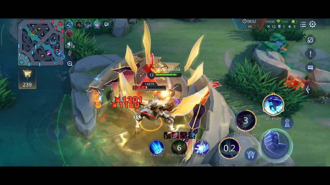 Đua Top Qiullen Gank Còng Lưng Gặp Team Ngẫu Nhiên Quá Yếu