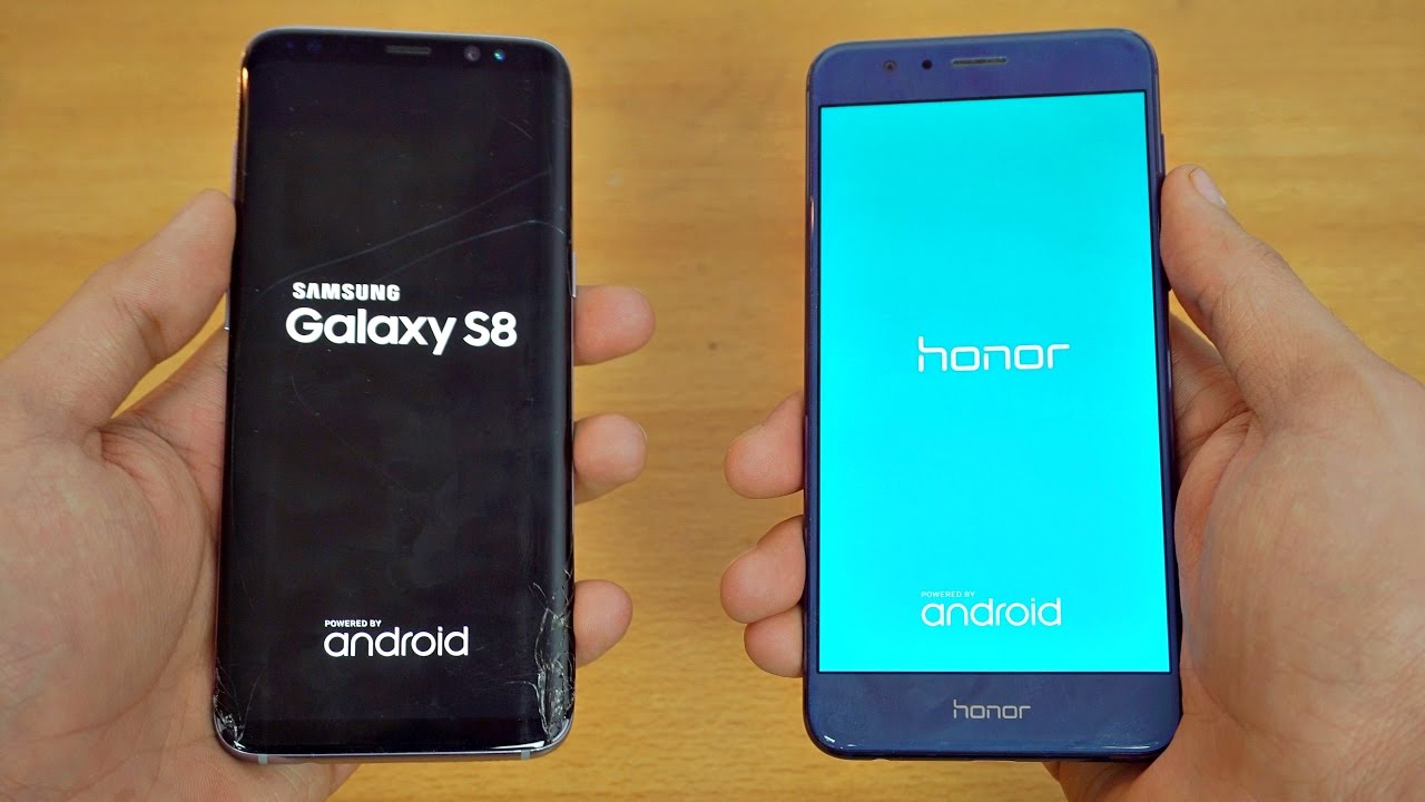 Samsung Galaxy S8 vs Honor 8 - Speed Test! (4K)