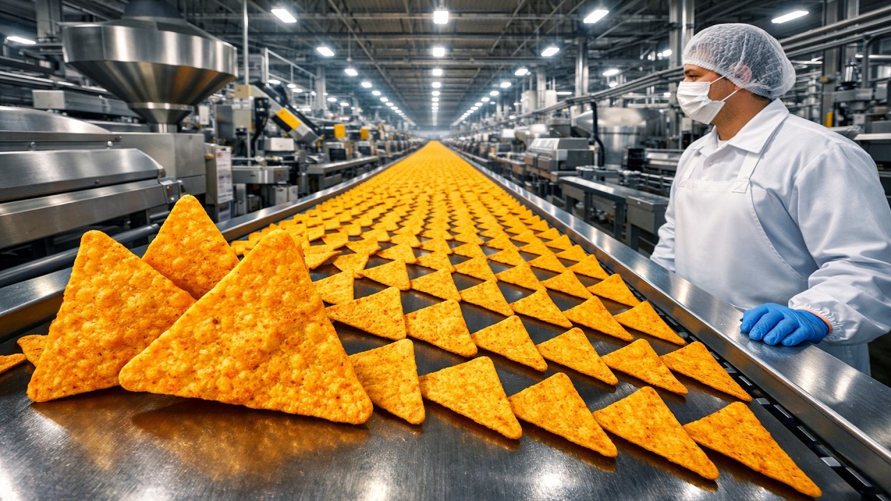 Inside the Doritos Factory: The Secret Behind the Nacho Cheese Dust