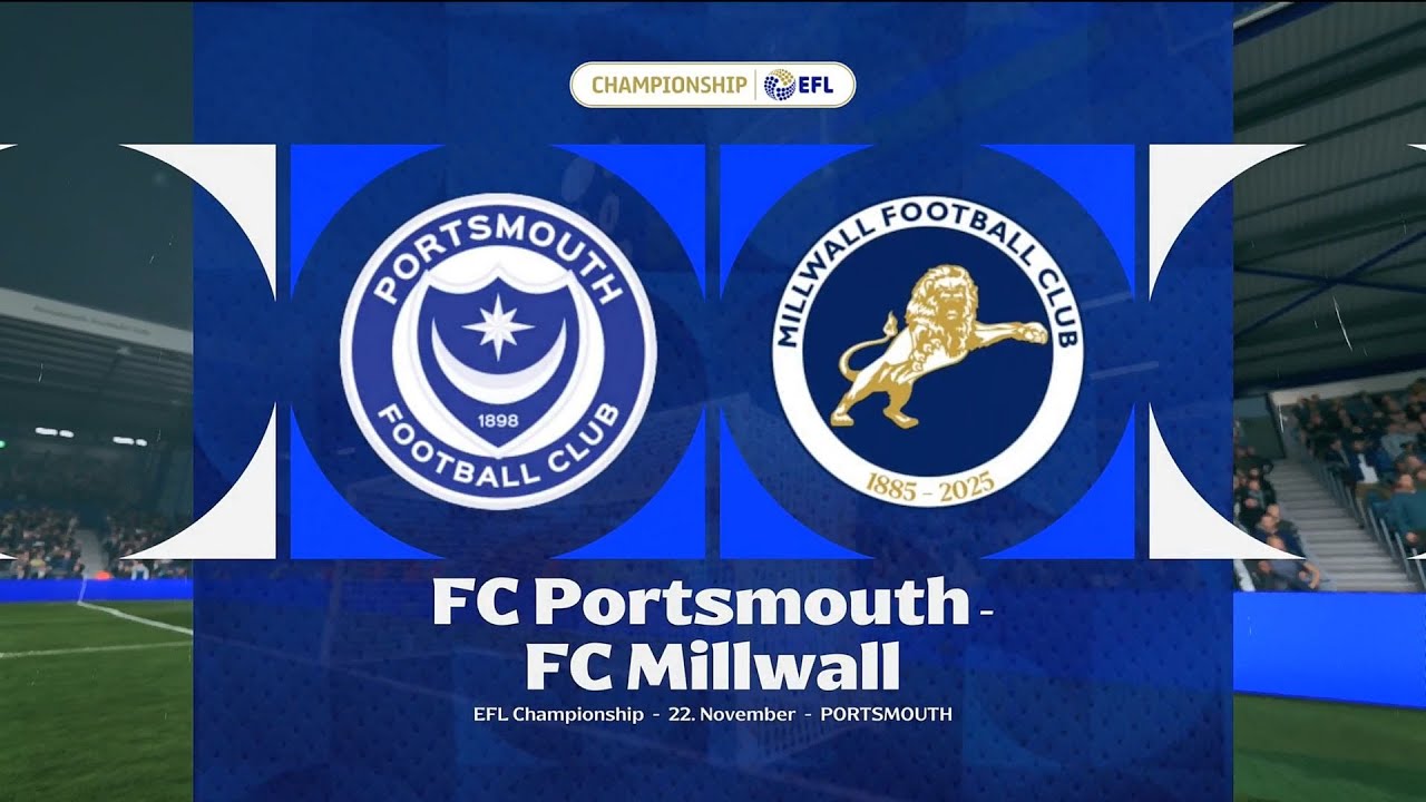 EA Sports FC 26 | Портсмут против Миллуолла &mdash; чемпионат Sky Bet | Геймплей PS5