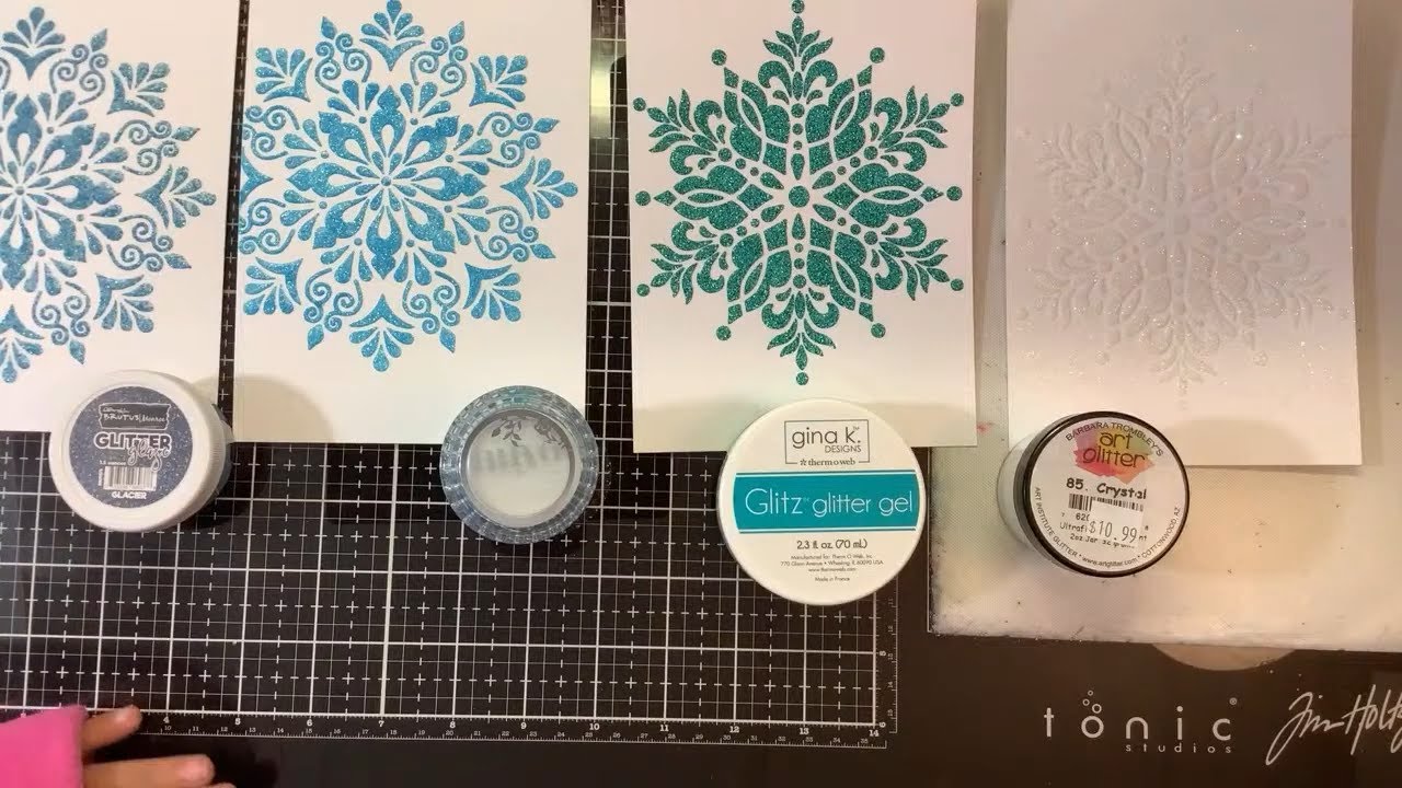 Glitter paste comparisons