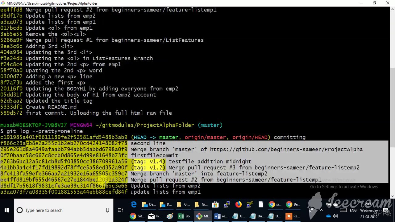 Git Log Part2 English