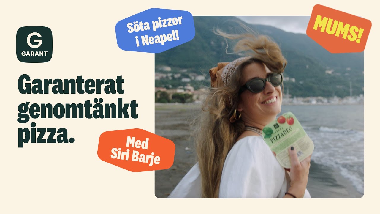Garanterat genomtänkt pizza med Siri Barje: Efterrättspizza!