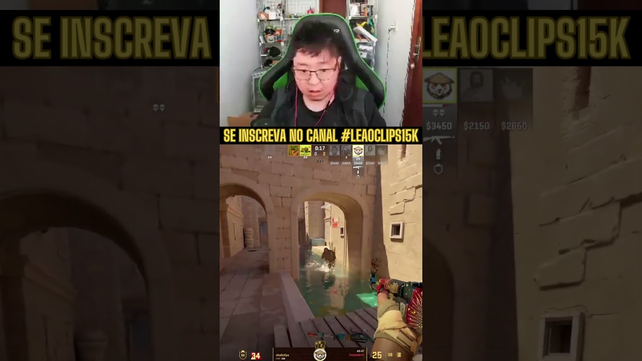 PINADA LIMAS TARIK DU CEU! KKKKKKKKKKKKKK 😨😂 #cs #cs2 #csgo #counterstrike #leaoclips&eacute;uraw