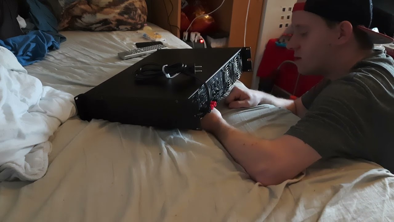 Unboxing pa-endstufe E800 auspacken und testen