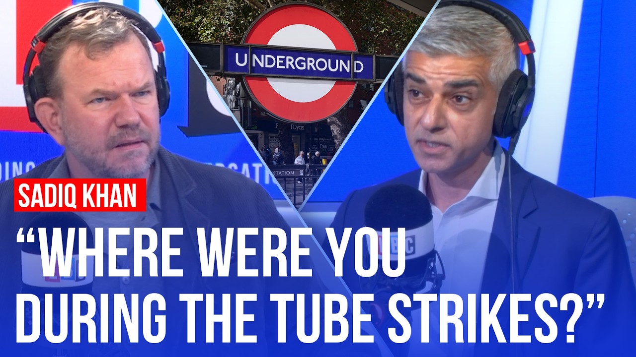 James O'Brien criticises Sadiq Khan for absence during underground strikes | LBC