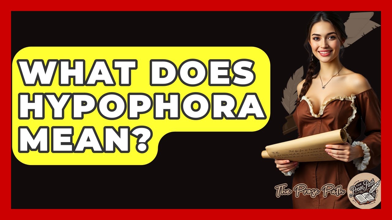 What Does Hypophora Mean? - The Prose Path