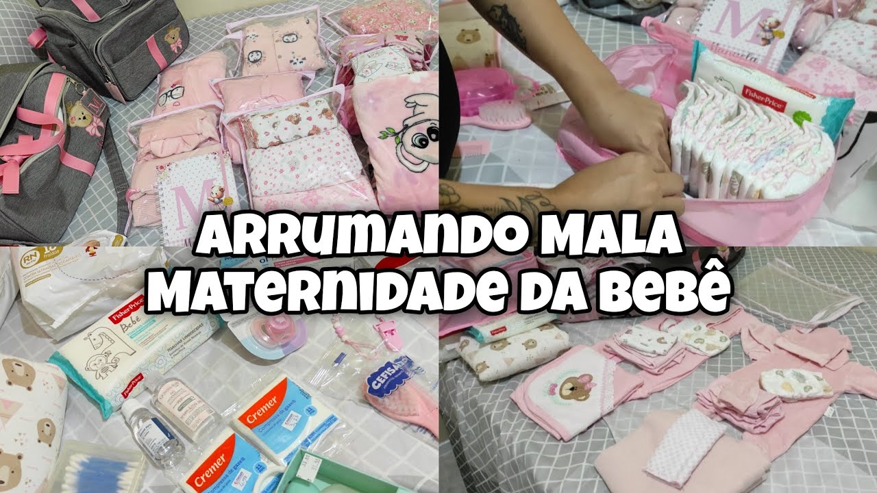 ARRUMANDO AS MALAS MATERNIDADE DA BEBÊ 💖|Juliana Borba
