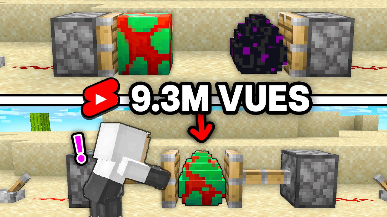 J'ai Testé les Shorts PUTACLICS de Minecraft ! (ils sont vrais ?)