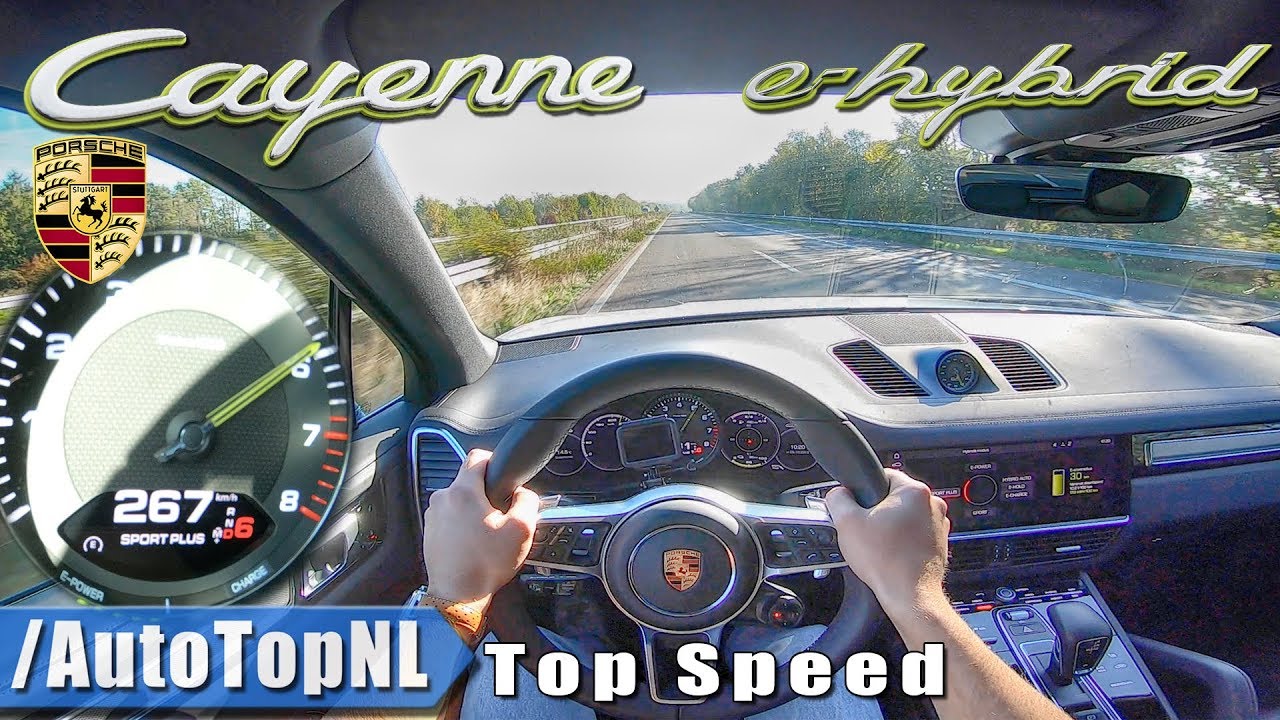 PORSCHE CAYENNE 2019 E HYBRID 462HP AUTOBAHN POV 267km/h by AutoTopNL