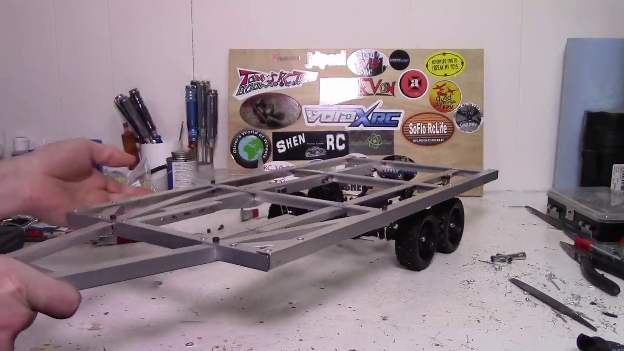 RC Trailer Build: Part 2 Frame is done!