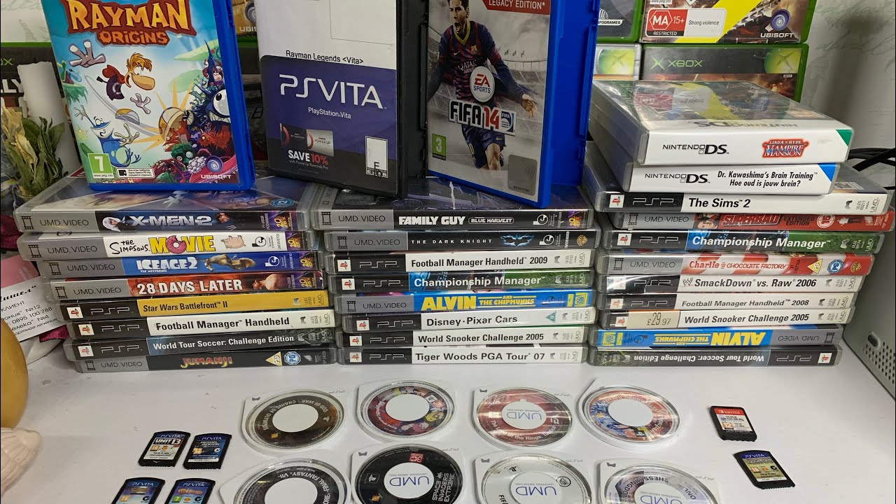 Моя коллекция дисков UMD для PSP PlayStation portable в 2024 диски портативки