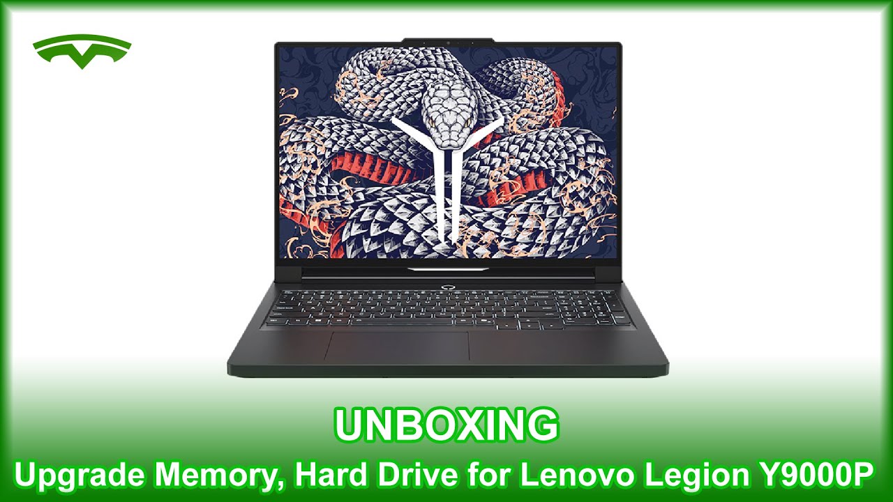 Распаковка и обновление памяти и жёсткого диска для Lenovo Legion Y9000P | Tech Unboxing