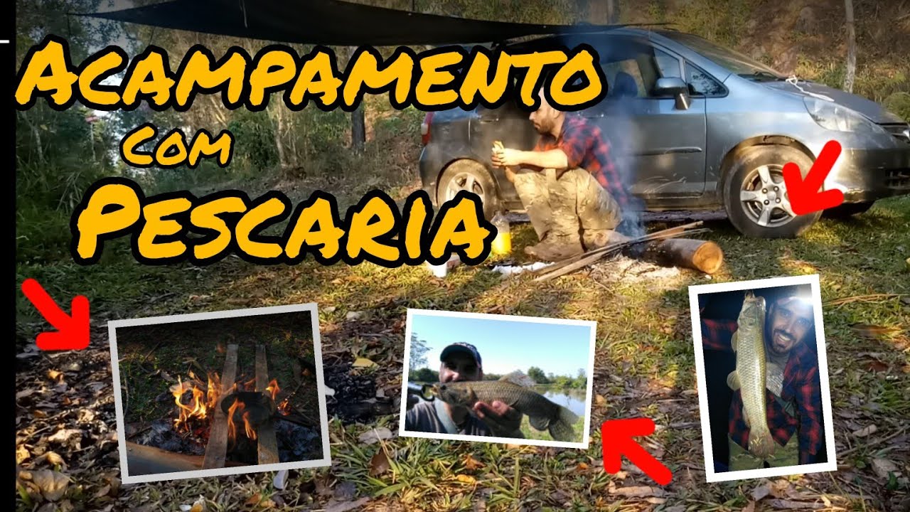 Acampamento sozinho com Pescaria | Pesca de Traíra