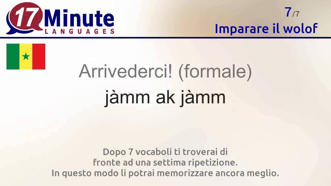 Imparare il wolof (videocorsi di lingua gratuiti)