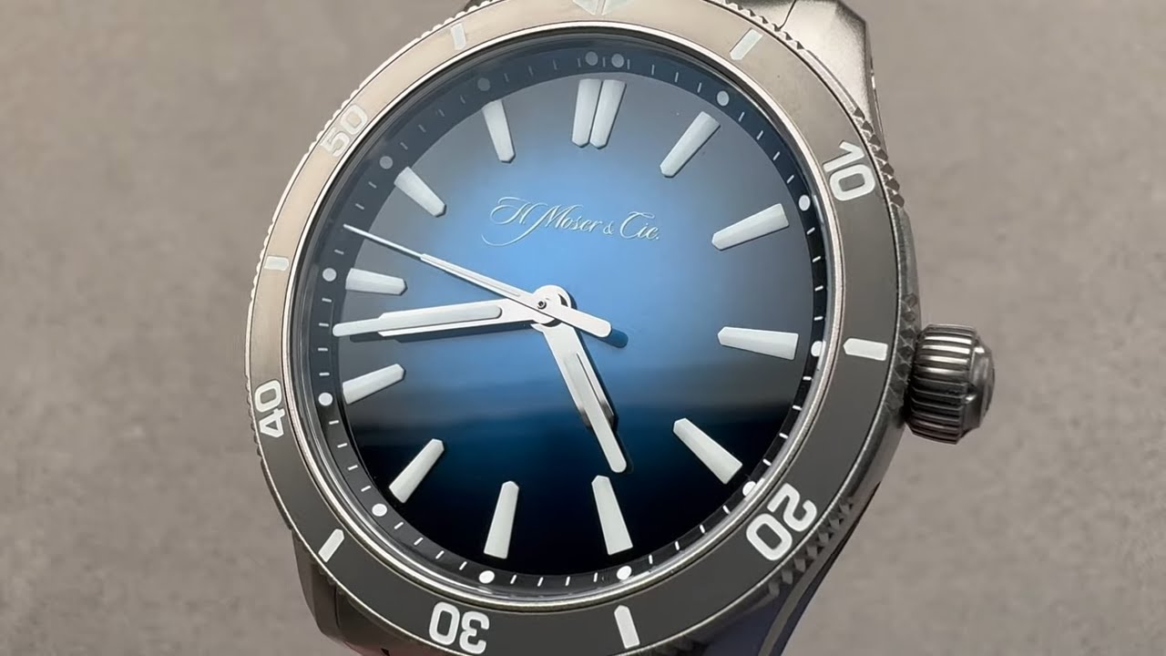 H Moser & Cie Pioneer Rotating Bezel 40mm Titanium - 3200-0500 - 40mm Limited Edition Watch Review