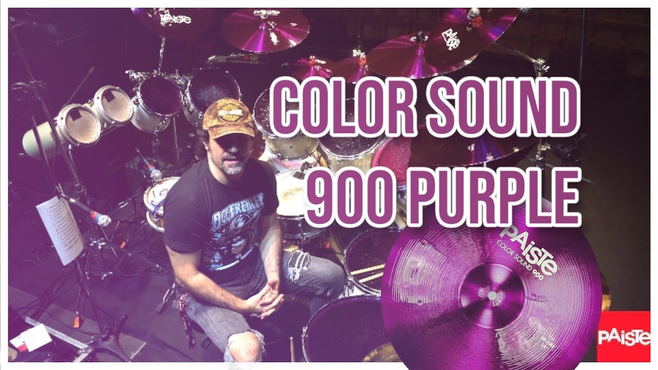Ivan Busic - New cymbal set up Paiste color sound 900.