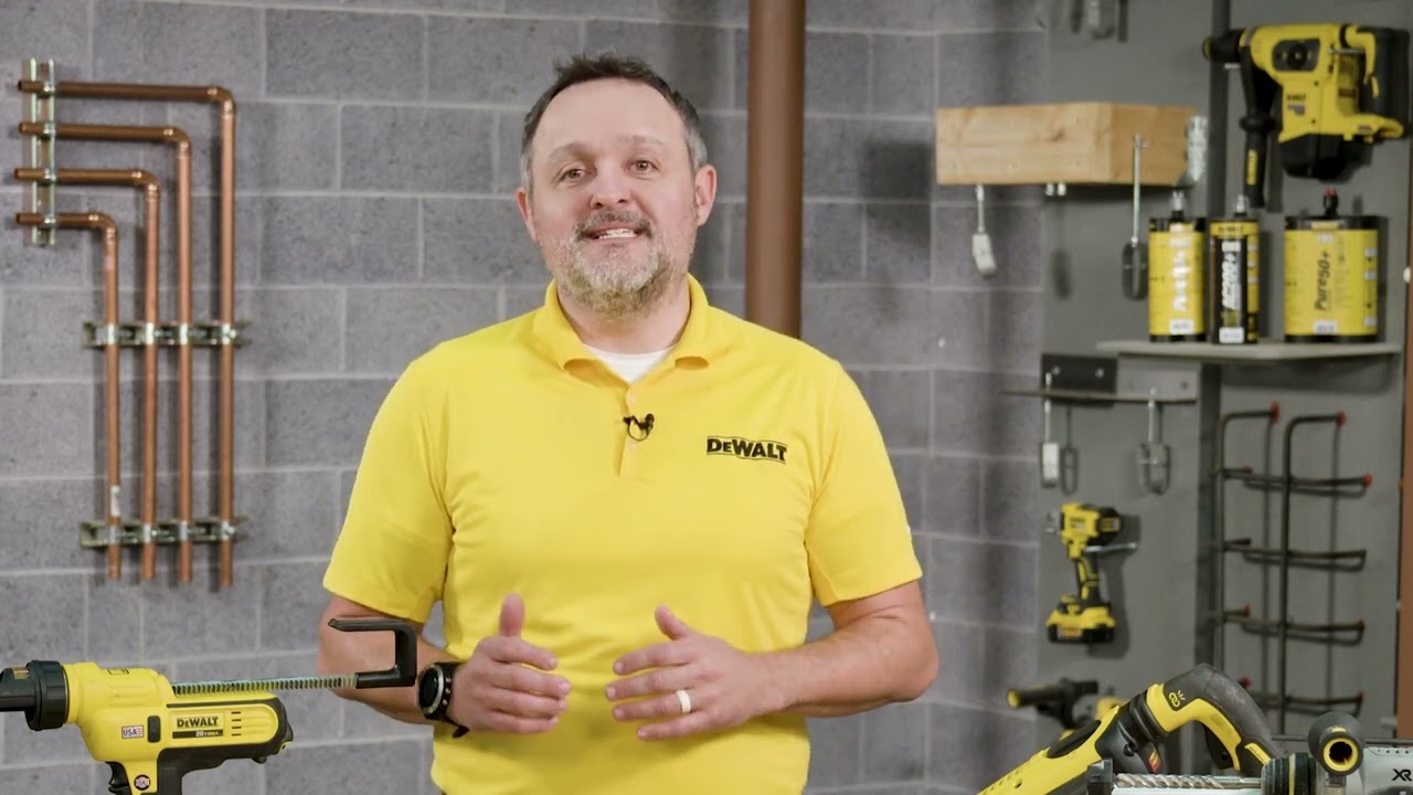 DEWALT AC100+ Gold Anchor Installation