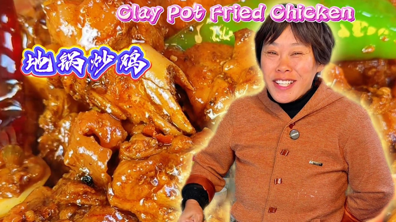 今天俺媽不光灌了 20 斤麻辣香腸，還支起鐵鍋燉了一大鍋排骨豆角，貼的玉米餅子金黃焦香！肉嫩湯鮮，配上剛灌好的香腸，辣味噴香，做法簡單一看就會！全村都愛來俺家蹭飯，就盼著這口熱感！