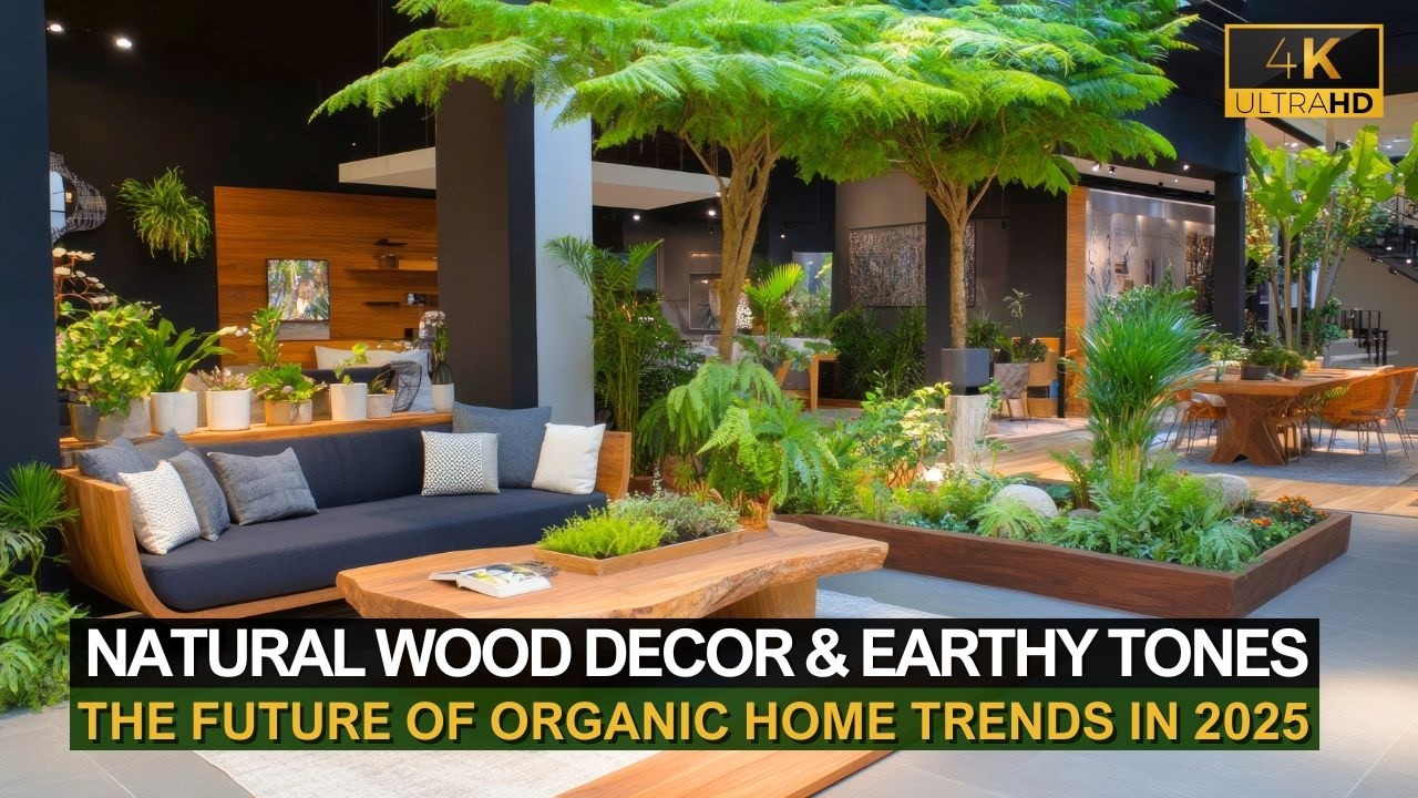 Natural Wood Decor & Earthy Tones: The Future of Organic Home Trends in 2025