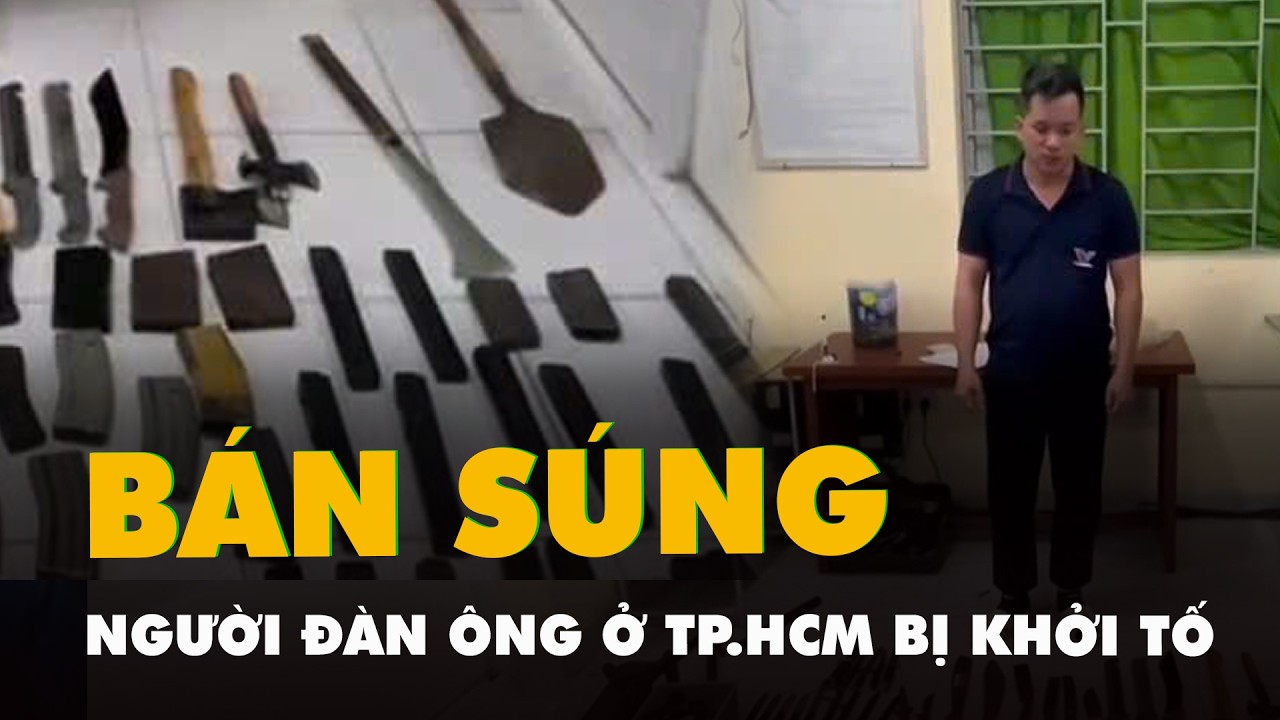 Tạo nhiều tài khoản mạng xã hội để bán súng, người đàn ông ở TP.HCM bị khởi tố