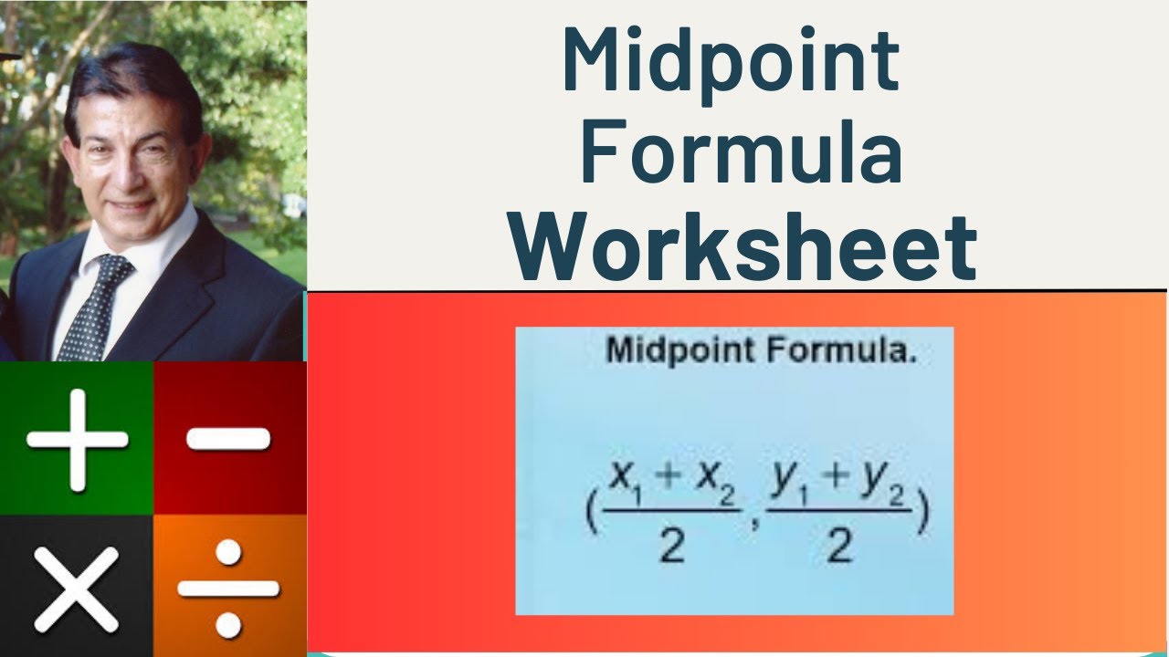 Midpoint Formula Worksheet
