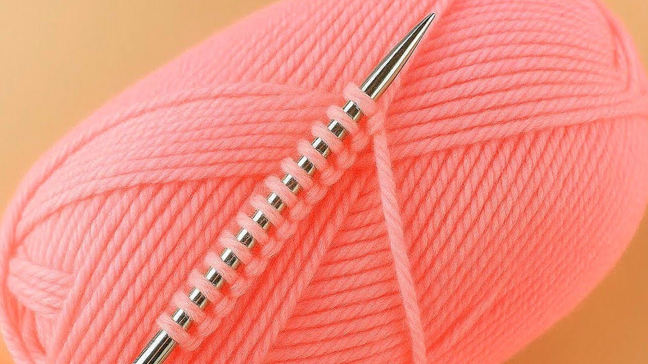 The most beautiful and easiest relaxing knitting stitch in the world.
