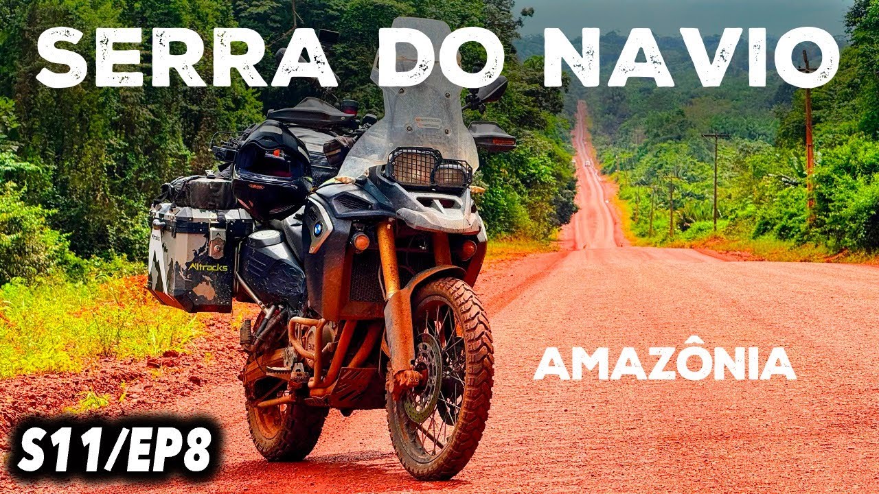 Uma CIDADE DESCONHECIDA na FLORESTA do AMAPÁ - SERRA do NAVIO [VIAGEM de MOTO] - S11/EP8